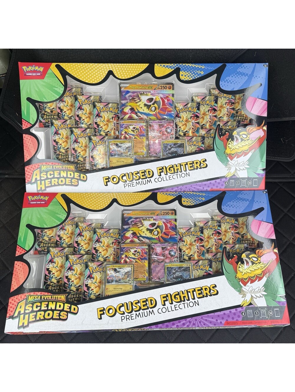 Ascended Heroes Focused Fighters Premium Collection Lot Of 2 SEALED